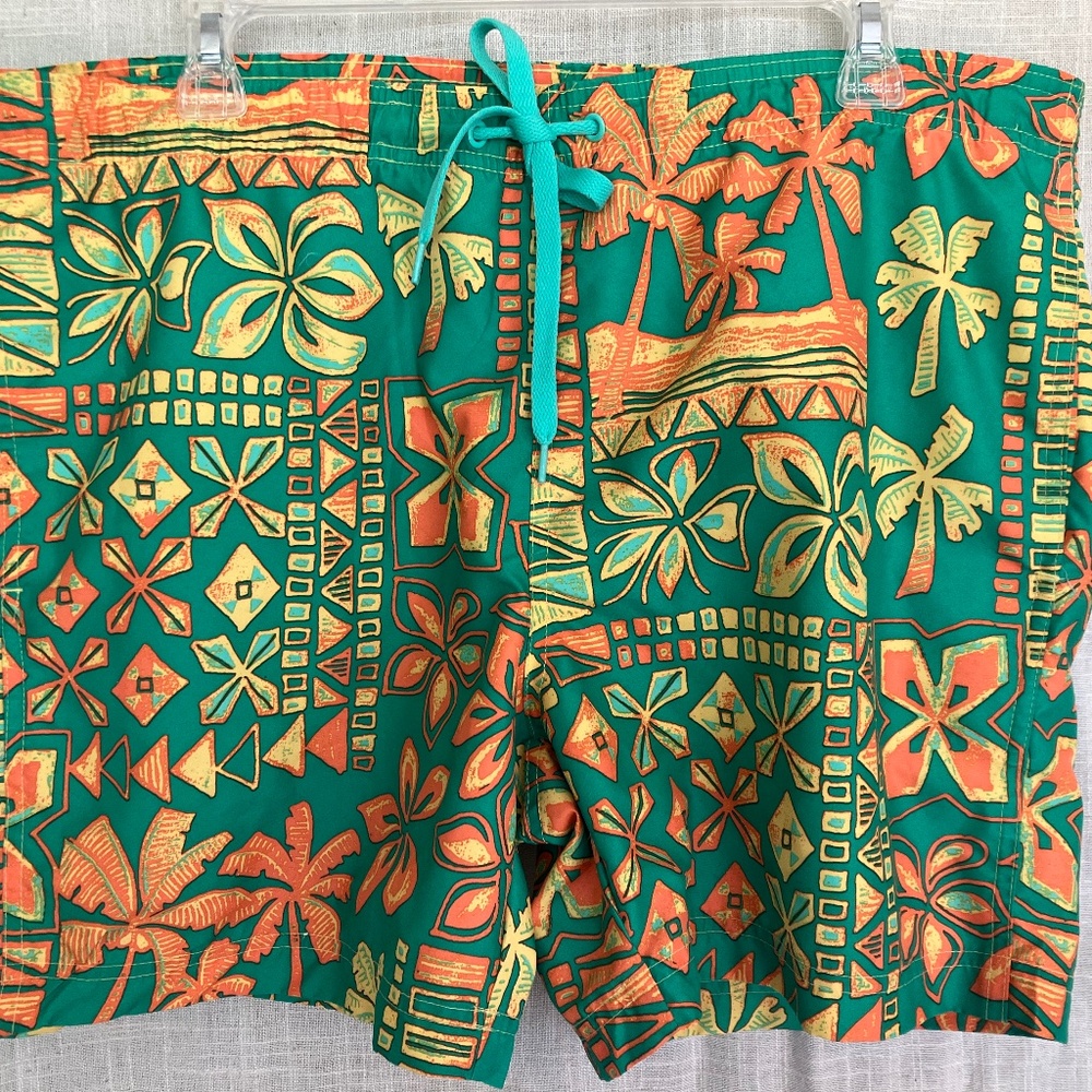 BOCA MENS CLASSIC SWIM SURF TRUNKS WITH POCKETS SIZE 38.
